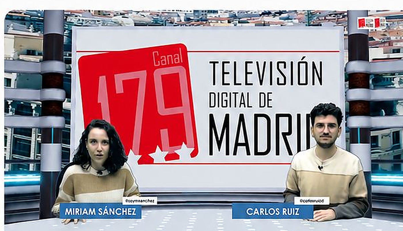 Presentadores del plató de Televisión Digital de Madrid, Canal 179